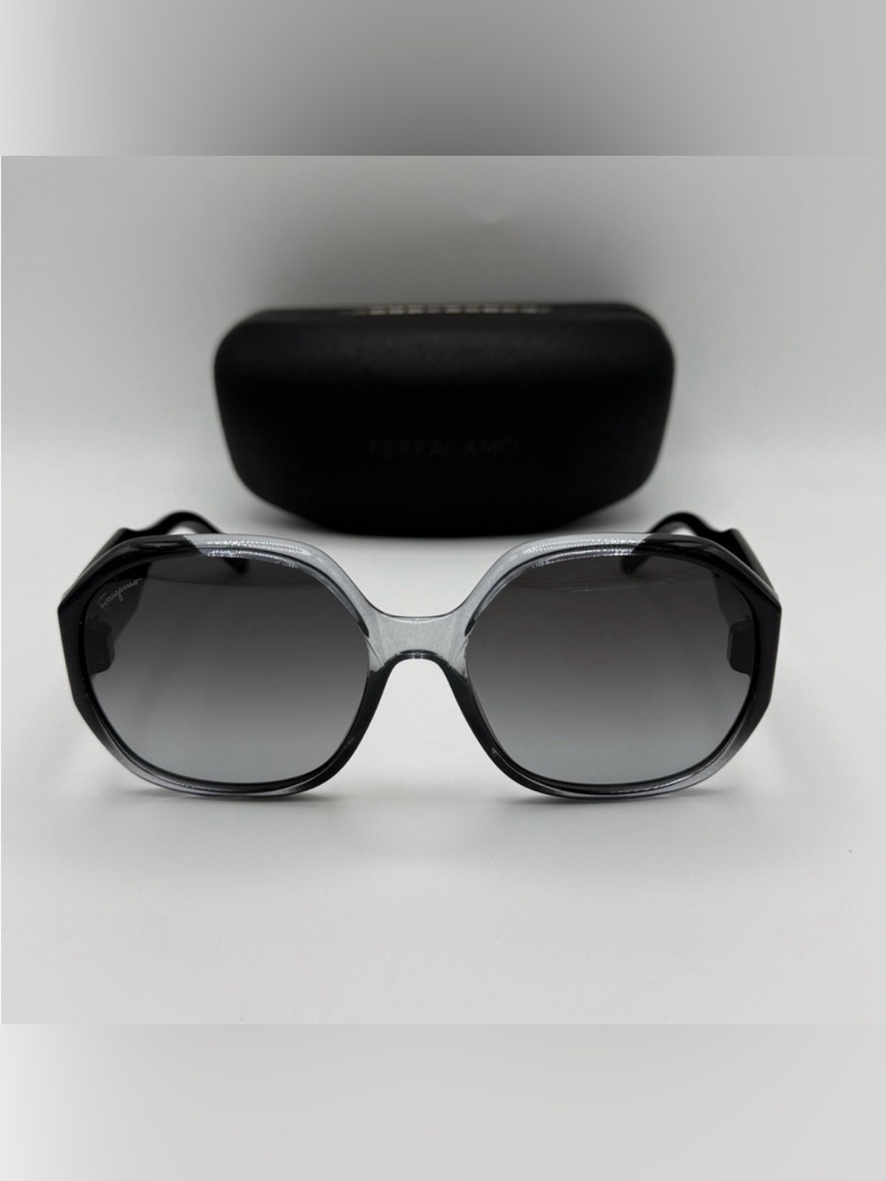 Salvatore Ferragamo Oversize Butterfly Gradient Sunglasses